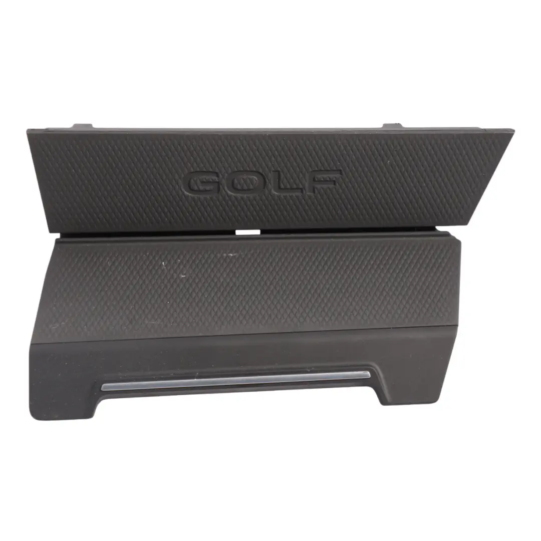 Volkswagen Golf Mk8 Centre Console Storage Compartment Cover Black - SKU RHD-5H2864571 - Part number 5H2864571