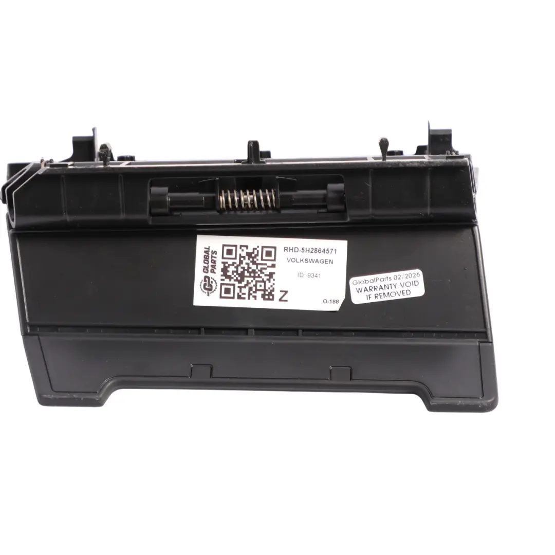Mk8 Centre Console Storage Compartment Cover Black to Volkswagen Golf with Part number 5H2864571 Volkswagen Golf Mk8 Centre Console Storage Compartment Cover Black - SKU RHD-5H2864571 - Part number 5H2864571