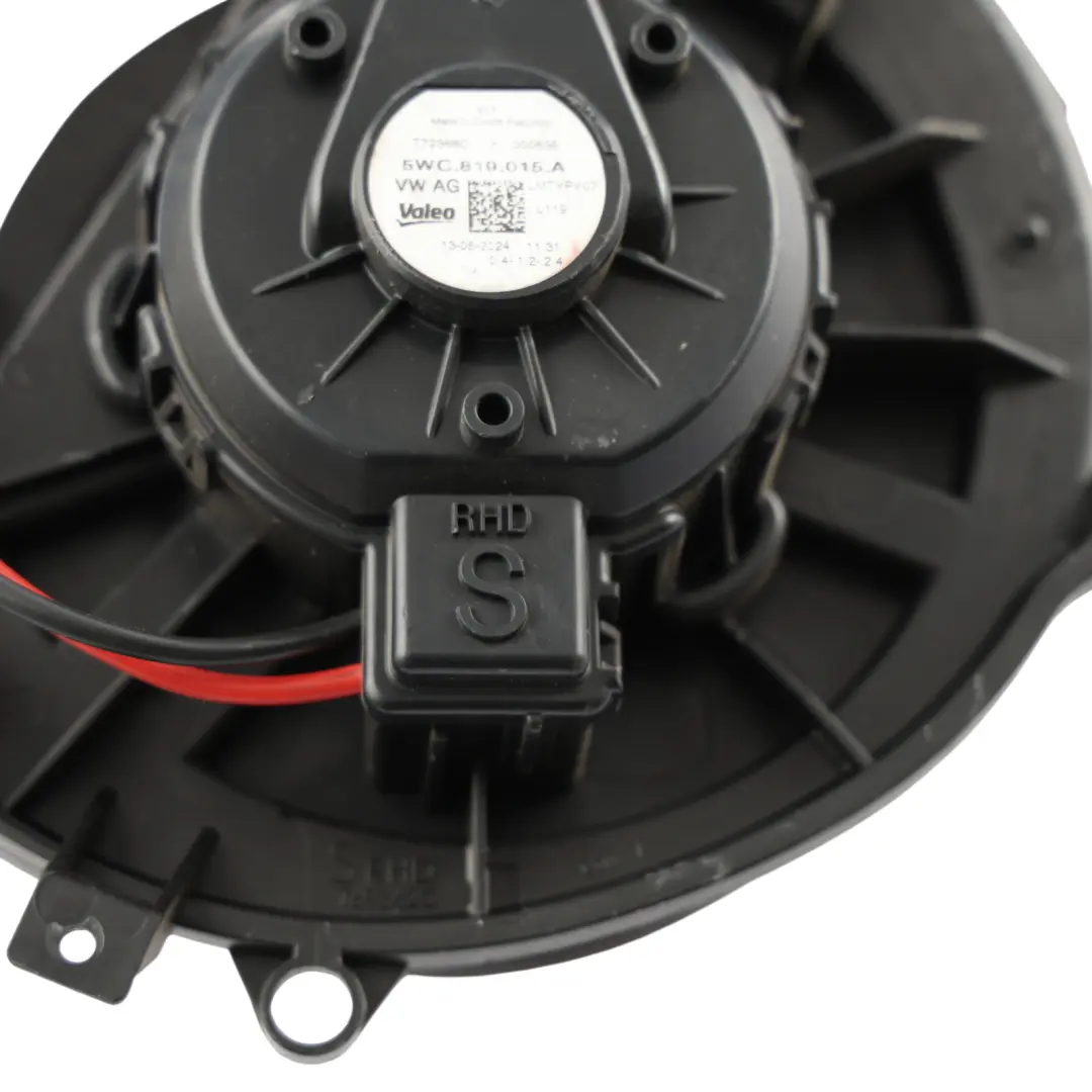 Audi Q3 F3 VW Golf Mk8 Skoda Octavia Mk4 Heater Blower Fan Motor - SKU RHD-5WC819015-1 - Part number 5WC819015