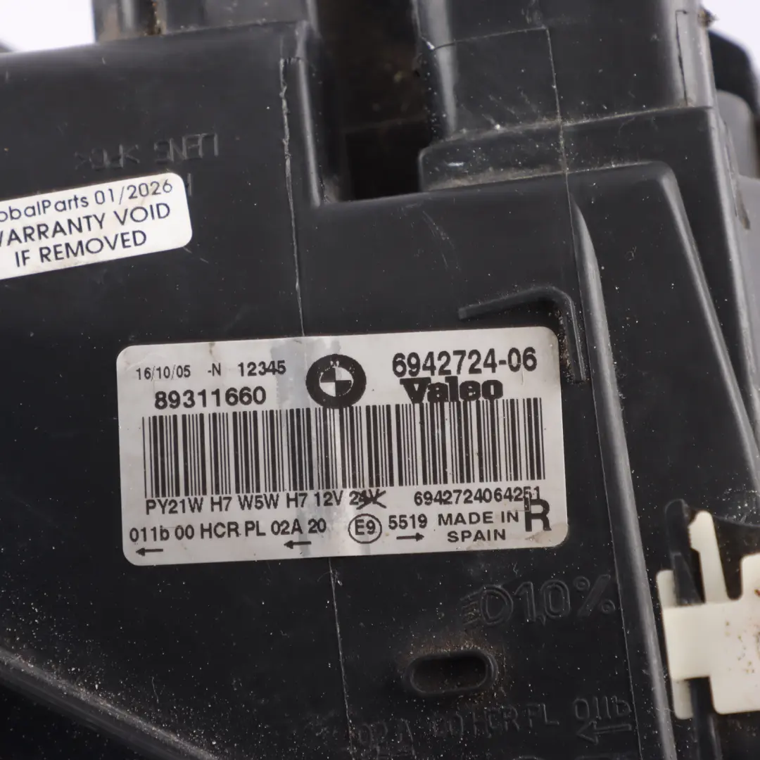BMW E90 E91 Headlight Lamp Right Driver Side O/S VALEO - SKU RHD-6942724-4 - Part number 6942724