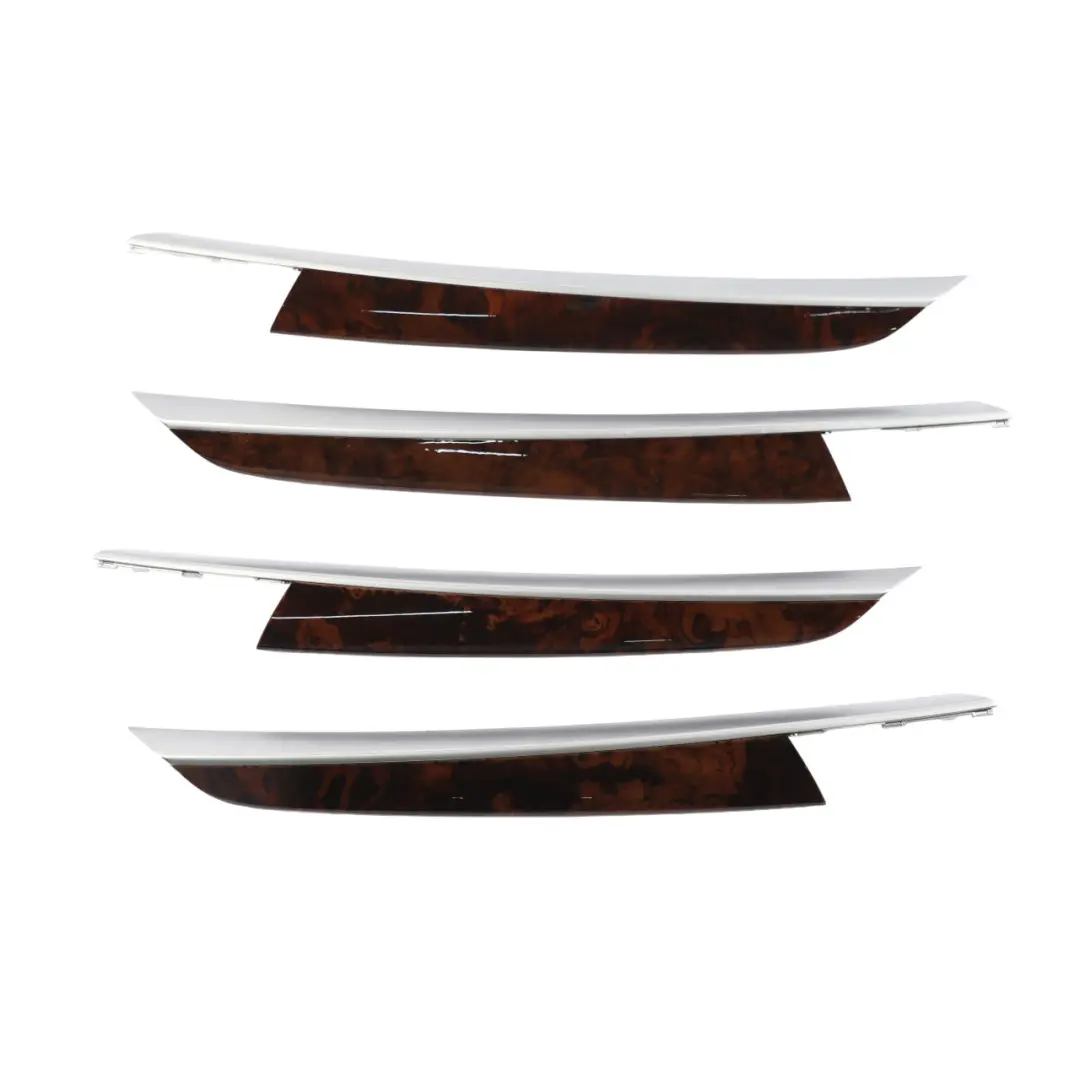 BMW X5 E70 Decor Strip Dashboard Trim Cover Wood Set Bamboo Grain Dark - SKU RHD-6956691-1 - Part number 6956691