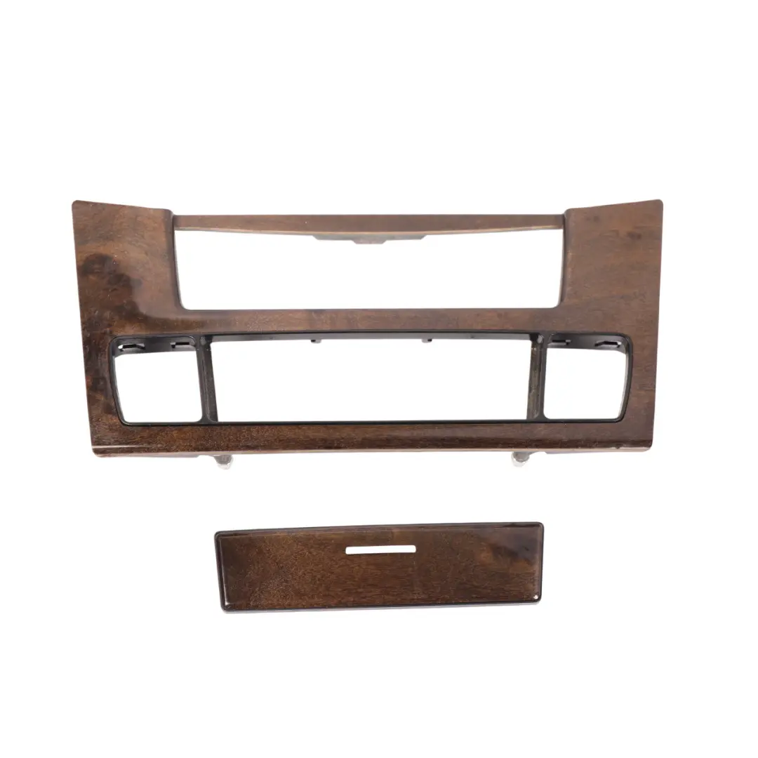 Set Decor Strip Dash Interior Trim Cover Dark Wood Dunkel to BMW 5 E60 E61 LCI with Part number 6974722 BMW 5 E60 E61 LCI Set Decor Strip Dash Interior Trim Cover Dark Wood Dunkel - SKU rhd-6974722-1 - Part number 6974722