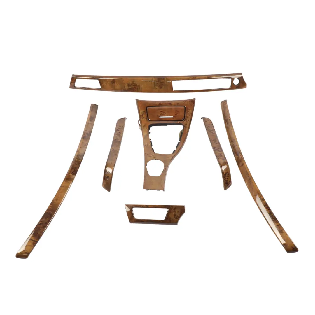 BMW E90 E91 Complete Set Interior Trim Dashboard Dash Poplar Woodgrain - SKU RHD-7129554-1 - Part number 7129554