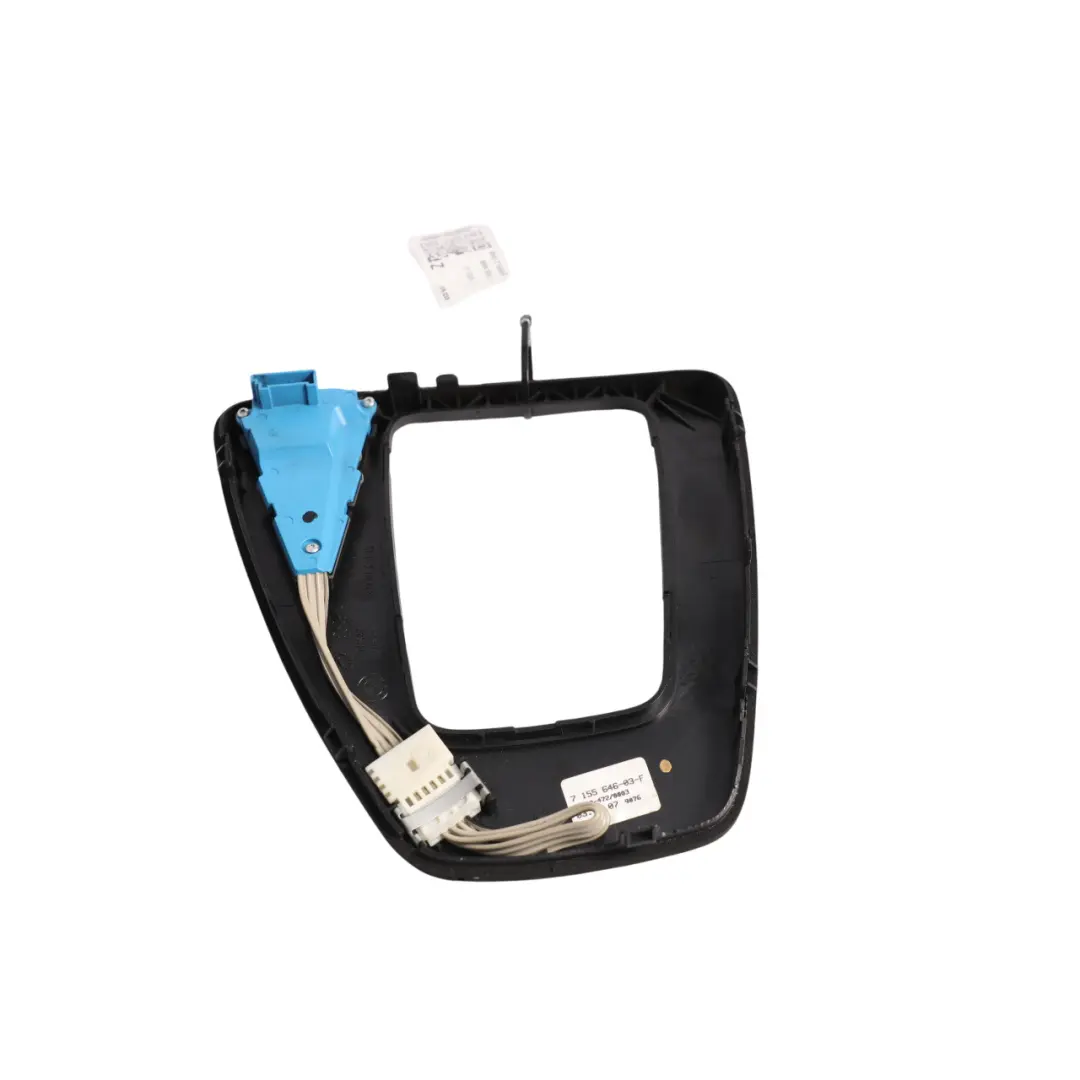 BMW E90 E91 E92 LCI Gear Selector Selecting Lever Surround Cover Black - SKU RHD-7155646-8 - Part number 7155646