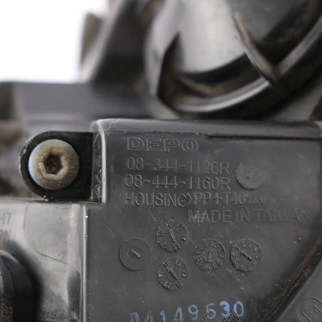  Headlight BMW E60 E61 LCI Headlamp Lamp Right O/S - SKU RHD-7177730-DEPO - Part number 7177730