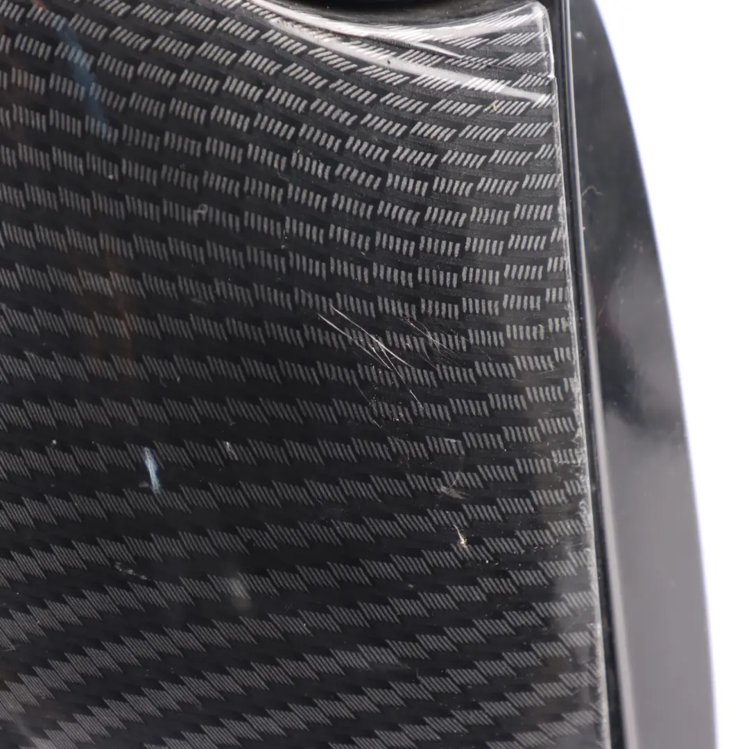 BMW E81 E82 E88 Wing Mirror Base Cover Carbon Power Fold Left Right N/O/S Set - SKU RHD-7185325-3 - Part number 7185325