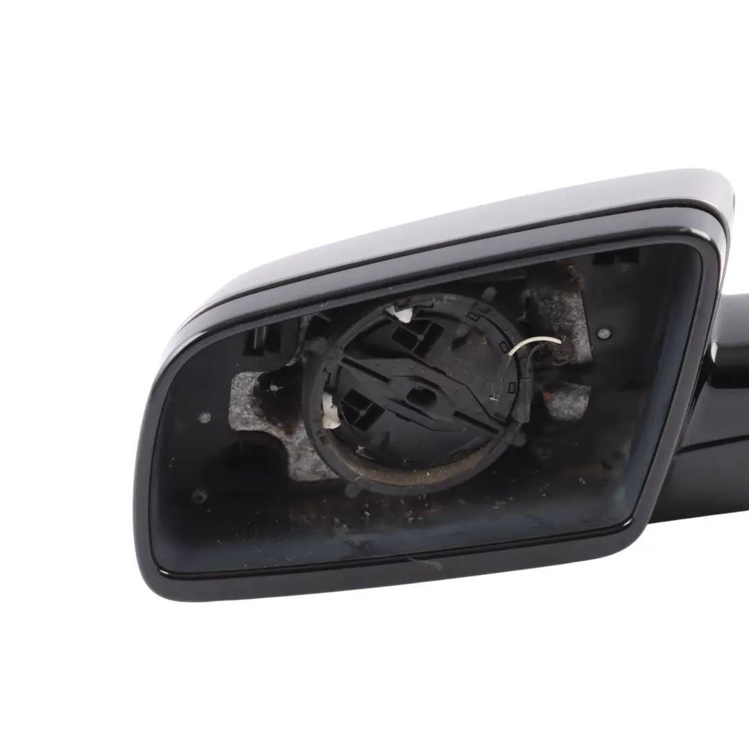 BMW E60 E61 LCI M Sport Left Wing Mirror N/S High Gloss Spacegrau Grey A52 - SKU RHD-7189635-SCG - Part number 7189635