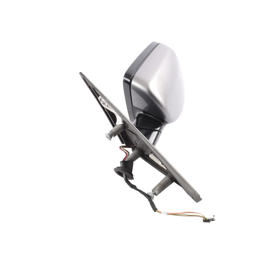 BMW E60 E61 LCI M Sport Left Wing Mirror N/S High Gloss Spacegrau Grey A52 - SKU RHD-7189635-SCG - Part number 7189635