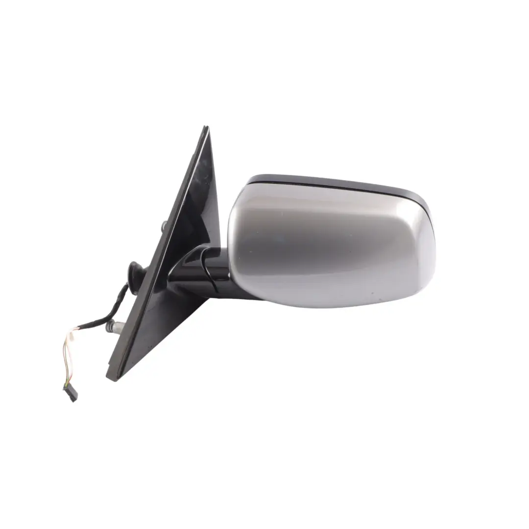 BMW E60 E61 LCI M Sport Left Wing Mirror N/S High Gloss Spacegrau Grey A52 - SKU RHD-7189635-SCG - Part number 7189635