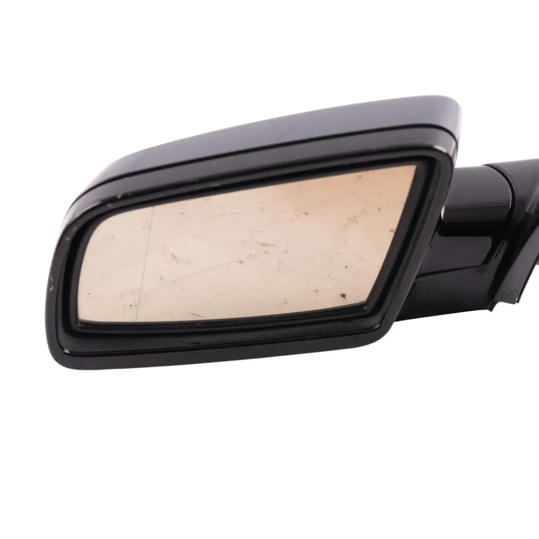BMW E60 E61 LCI Side View Wing Mirror Left N/S Titansilber Platingrau - A68 - SKU RHD-7189655-PG - Part number 7189655
