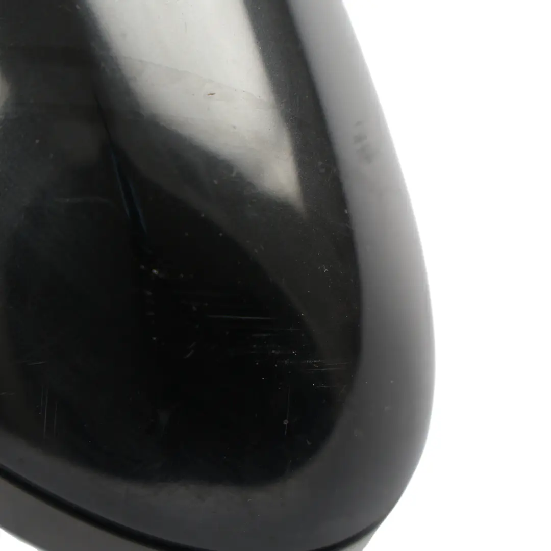 BMW E87 Heated Right Side Wing Mirror O/S Black Sapphire Metallic 475 - SKU RHD-7189852-BS - Part number 7189852