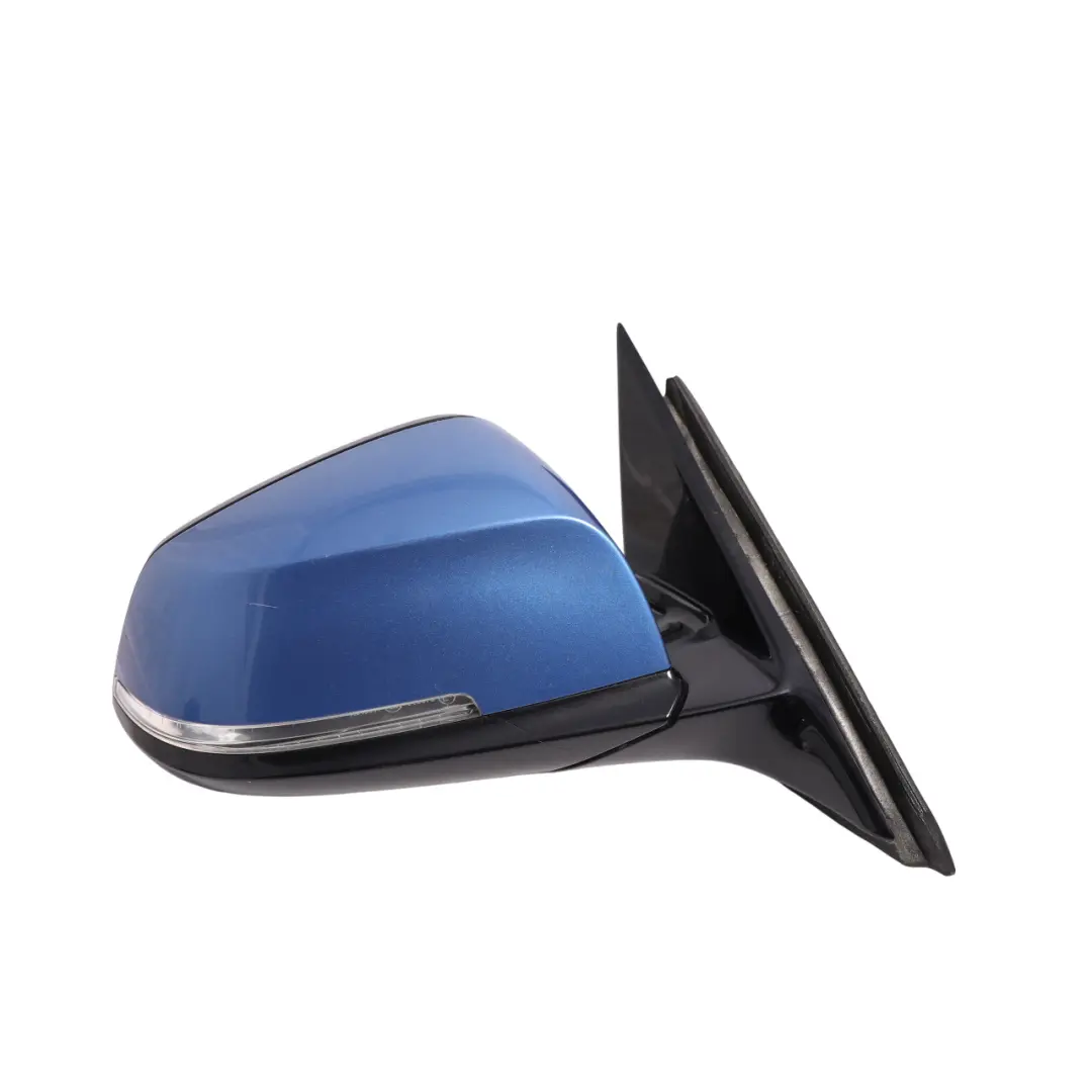 BMW F30 M Sport Mirror Wing Heated Right O/S Door Estoril Blau B45 - SKU RHD-7245218-EB - Part number 7245218
