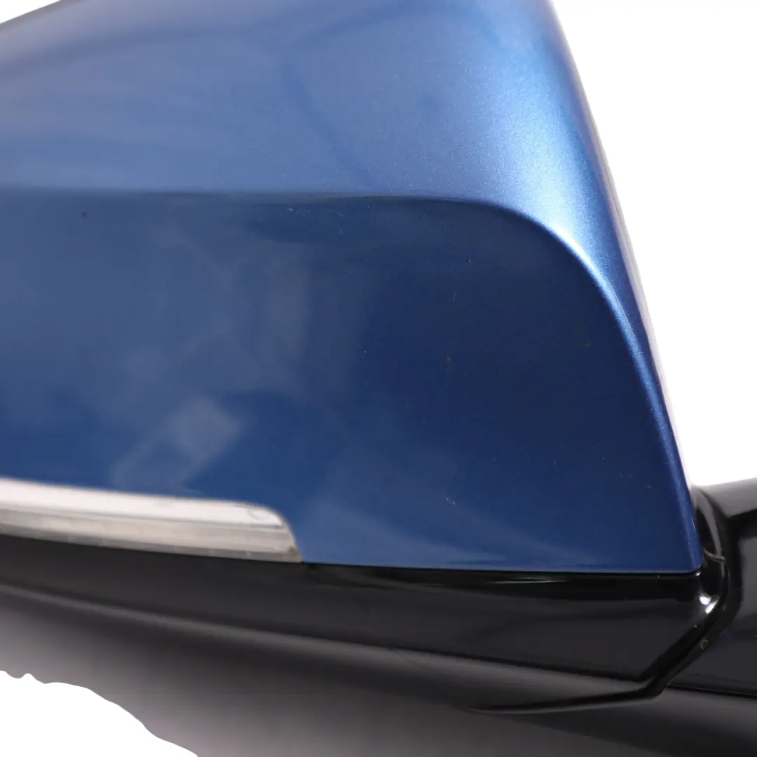 BMW F30 M Sport Mirror Wing Heated Right O/S Door Estoril Blau B45 - SKU RHD-7245218-EB - Part number 7245218