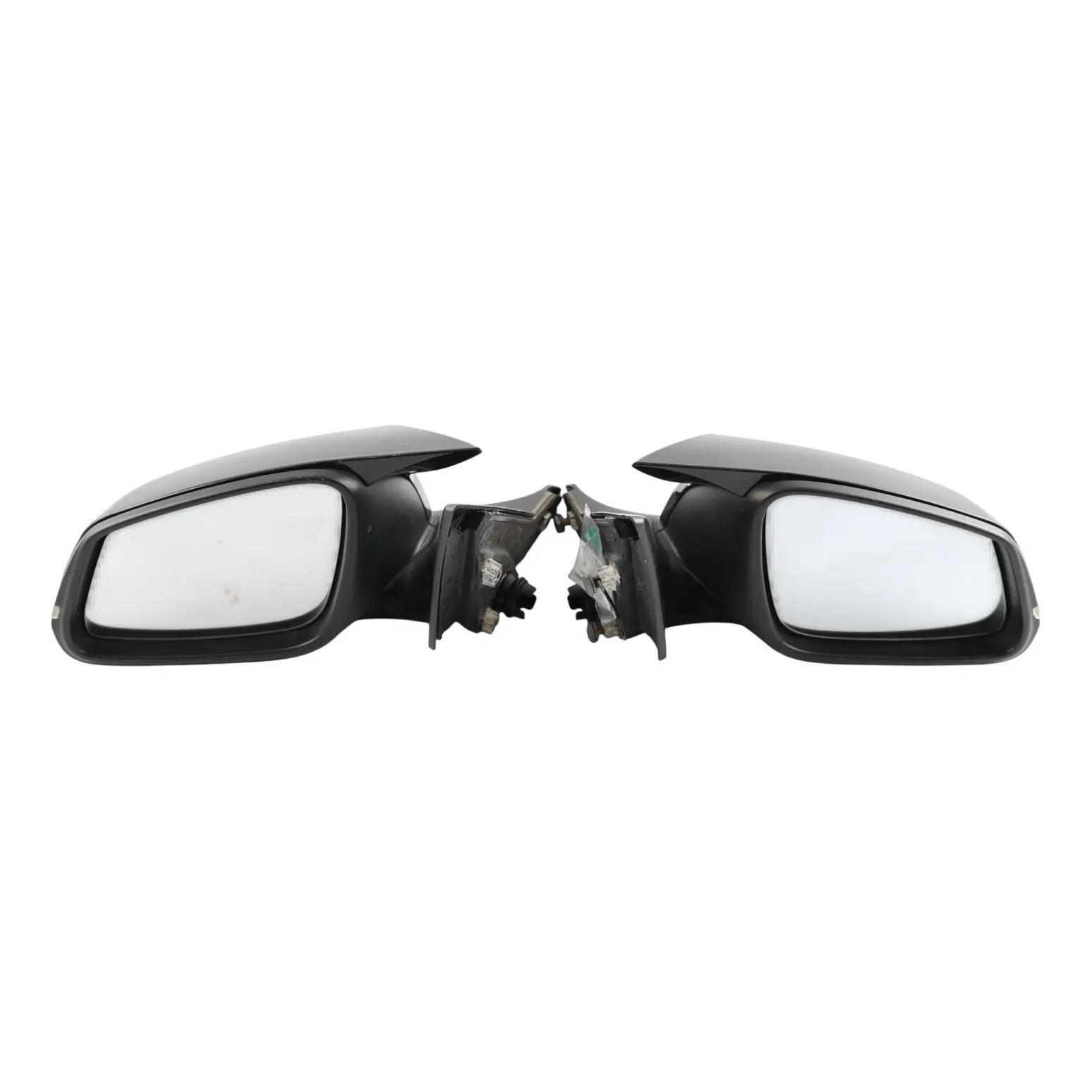 BMW F21 F22 F23 Door Wing Mirror Heated Black Set X2 7268539