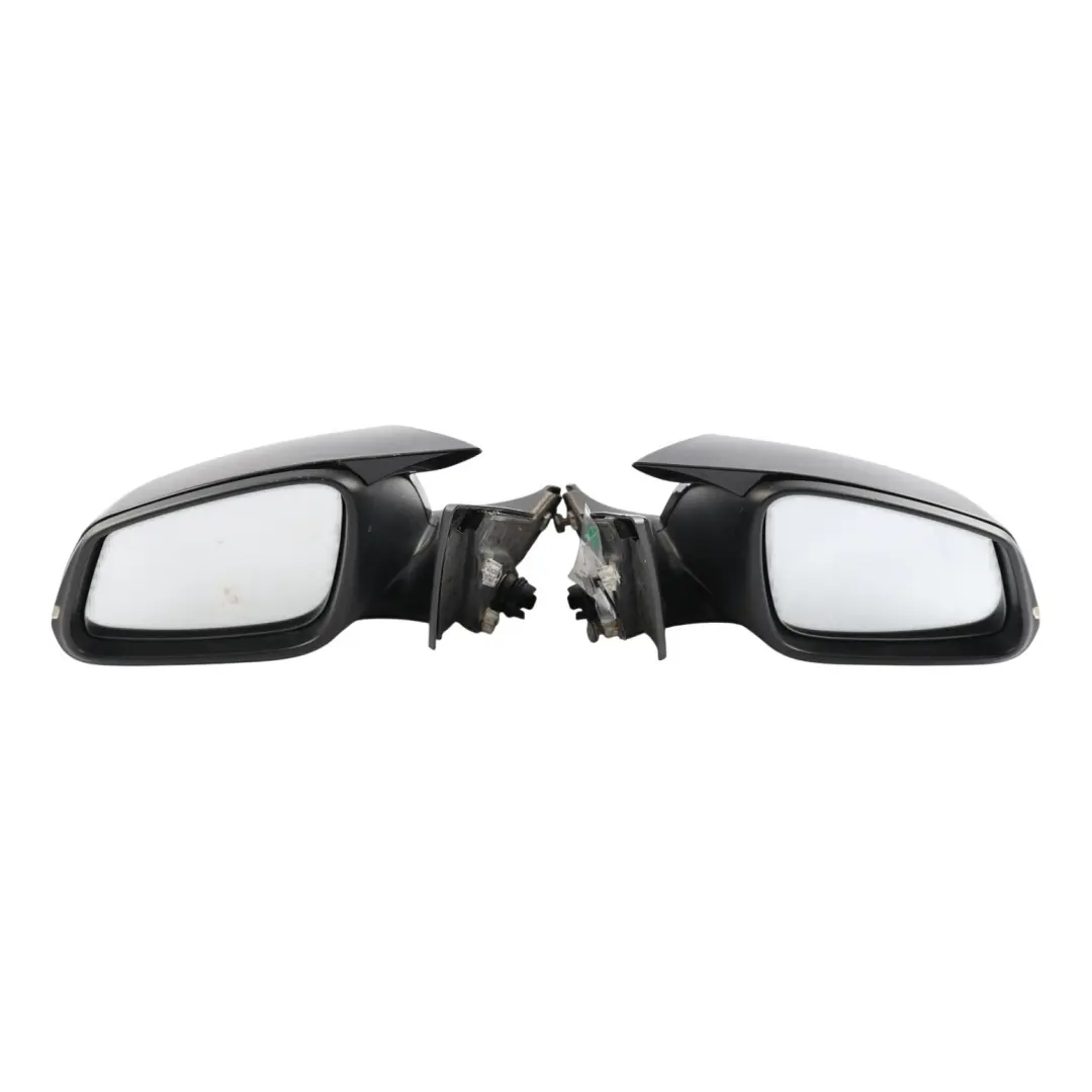 BMW F21 F22 F23 Door Wing Mirror Heated Power Fold Black Set X2 - SKU RHD-7268539-4 - Part number 7268539