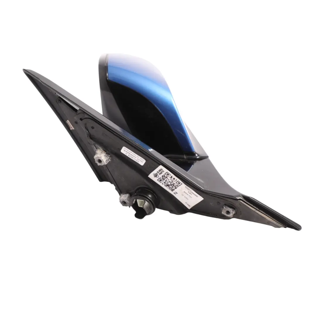 BMW F21 F22 Wing Mirror Door Left N/S High Gloss Estoril Blue B45 - SKU RHD-7268599-EB1 - Part number 7268599
