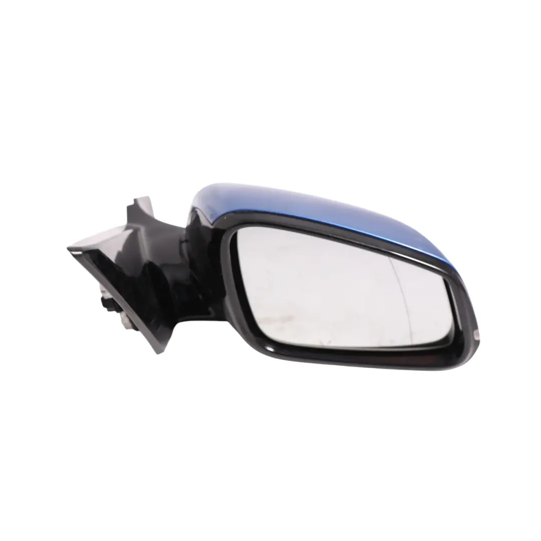 BMW 1 2 Series F21 F22 Right Wing Mirror O/S High Gloss Estorilblau Blue B45 - SKU RHD-7268600-EB - Part number 7268600