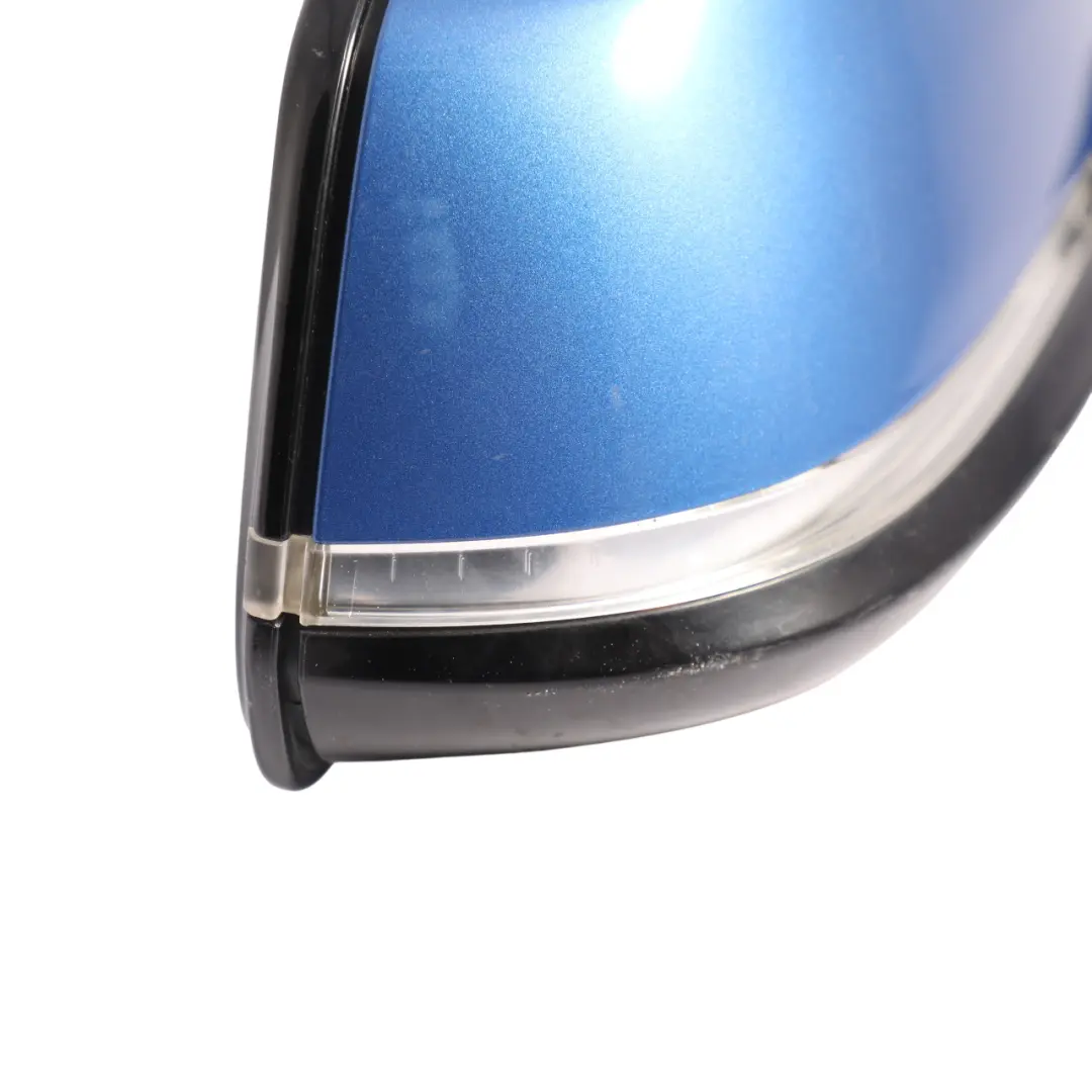 BMW 1 2 Series F21 F22 Right Wing Mirror O/S High Gloss Estorilblau Blue B45 - SKU RHD-7268600-EB - Part number 7268600