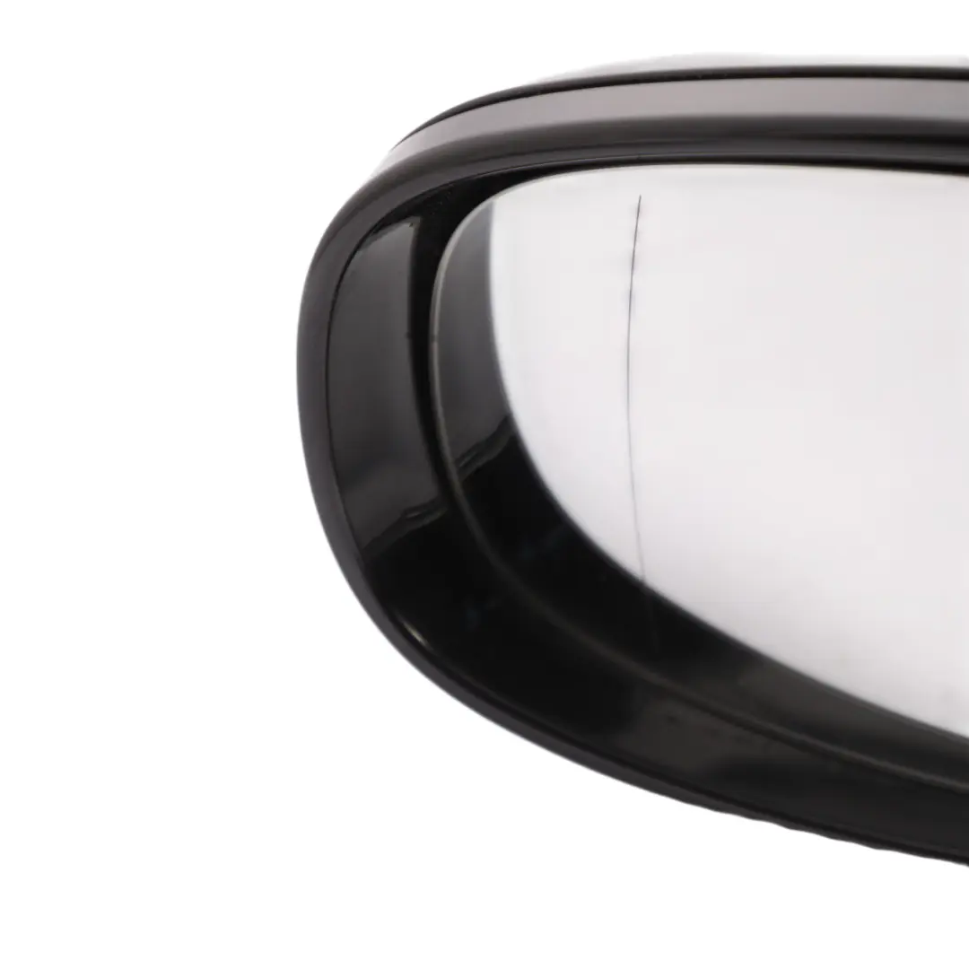 BMW E92 E93 Door Wing Mirror Power Fold High Gloss Left N/S Azurit Black - S34 - SKU RHD-7282651-AZB - Part number 7282651