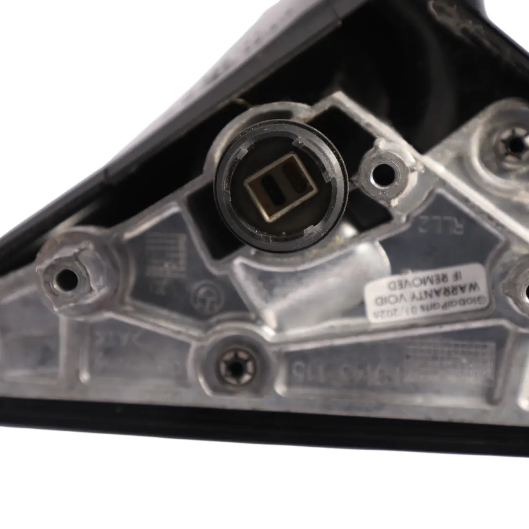 BMW E92 E93 Door Wing Mirror Power Fold High Gloss Left N/S Azurit Black - S34 - SKU RHD-7282651-AZB - Part number 7282651