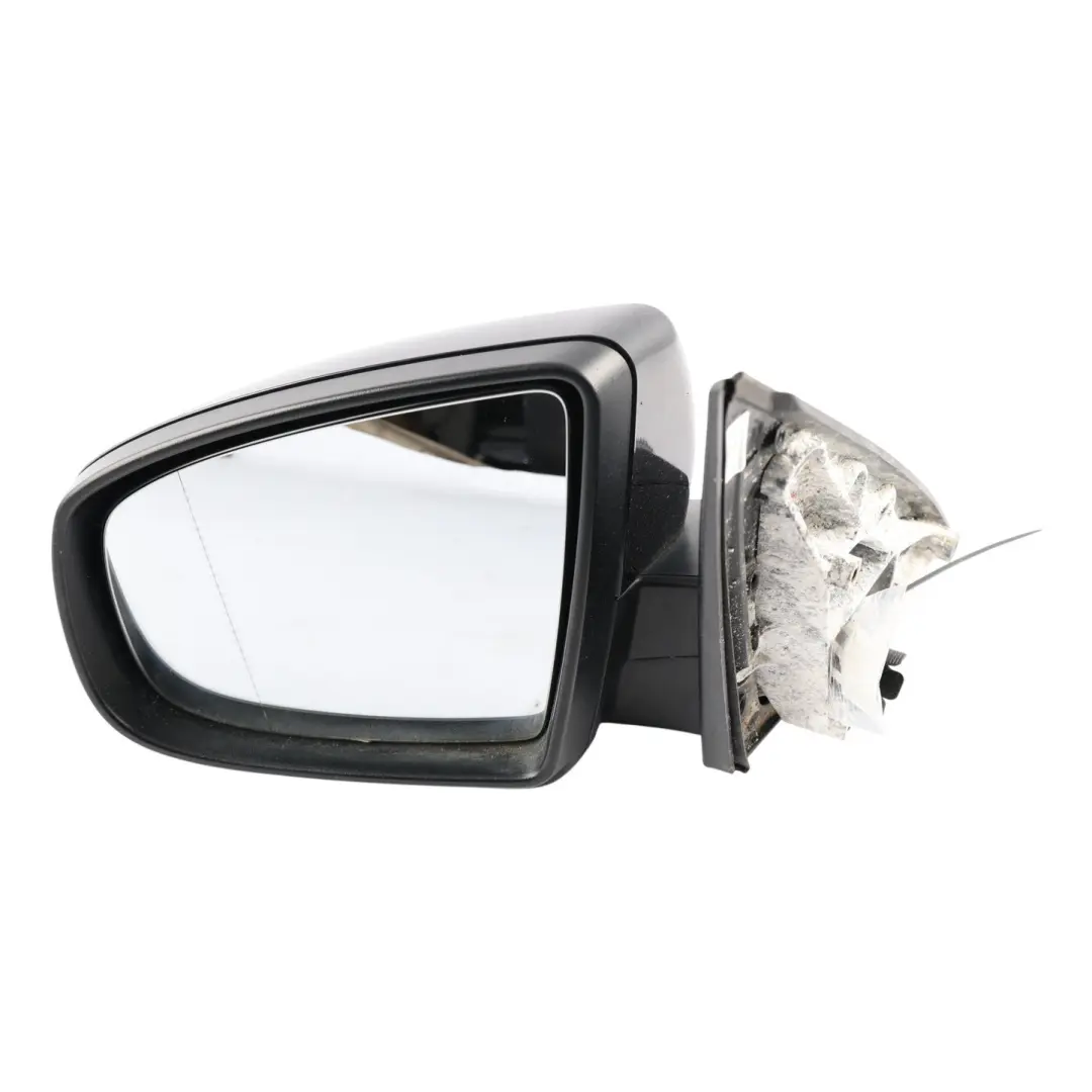 BMW X5 E70 Wing Mirror Door Outside Left Memory N/S Black Sapphire Metallic 475 - SKU RHD-7282733-BS2 - Part number 7282733