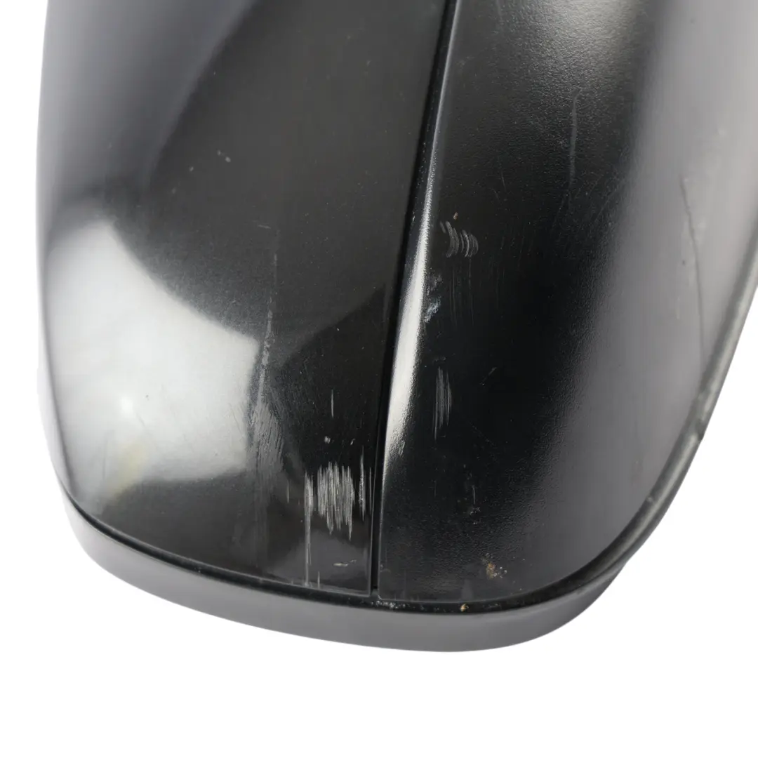 BMW X5 E70 Outside Right Wing Mirror Memory O/S Black Sapphire Metallic 475 - SKU RHD-7282734-BS - Part number 7282734