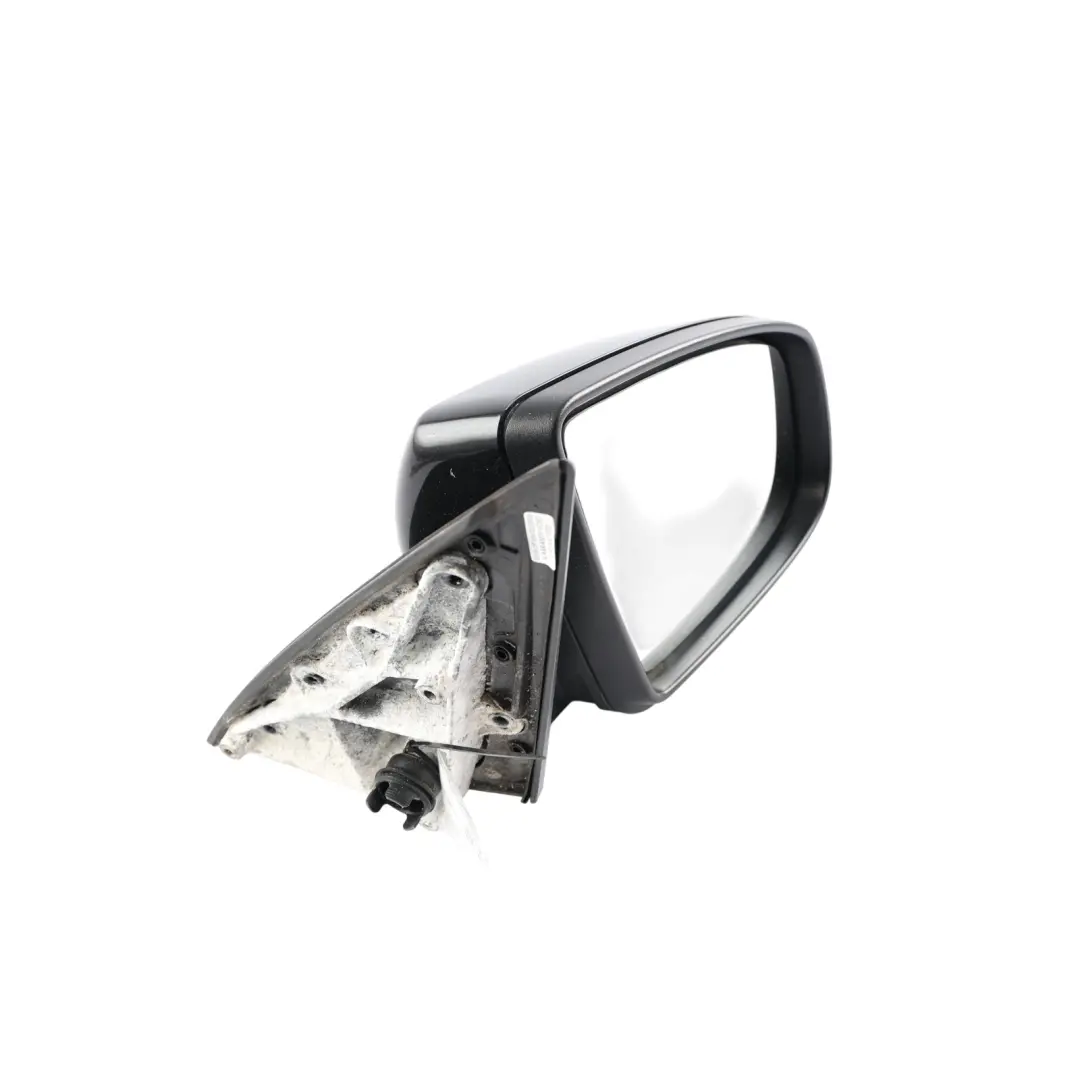 BMW X5 E70 Outside Right Wing Mirror Memory O/S Black Sapphire Metallic 475 - SKU RHD-7282734-BS - Part number 7282734