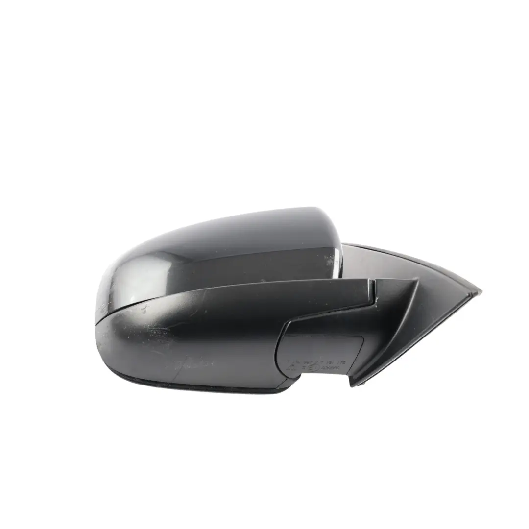 BMW X5 E70 Outside Right Wing Mirror Memory O/S Black Sapphire Metallic 475 - SKU RHD-7282734-BS - Part number 7282734