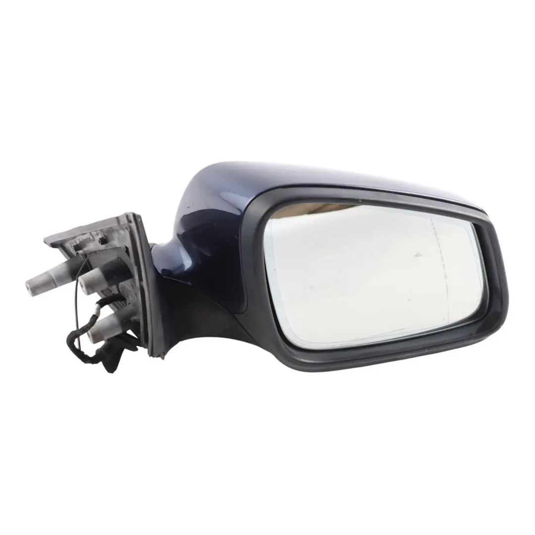 BMW E60 E61 LCI Side View Wing Mirror Heated Auto Dip Right O/S Tiefseeblau-A76 - SKU RHD-7283772-DSB - Part number 7283772