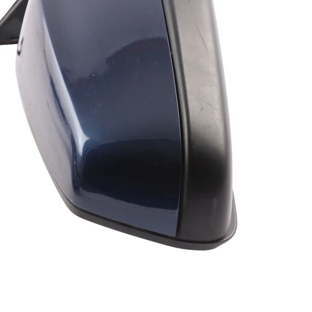 BMW E60 E61 LCI Side View Wing Mirror Heated Auto Dip Right O/S Tiefseeblau-A76 - SKU RHD-7283772-DSB - Part number 7283772