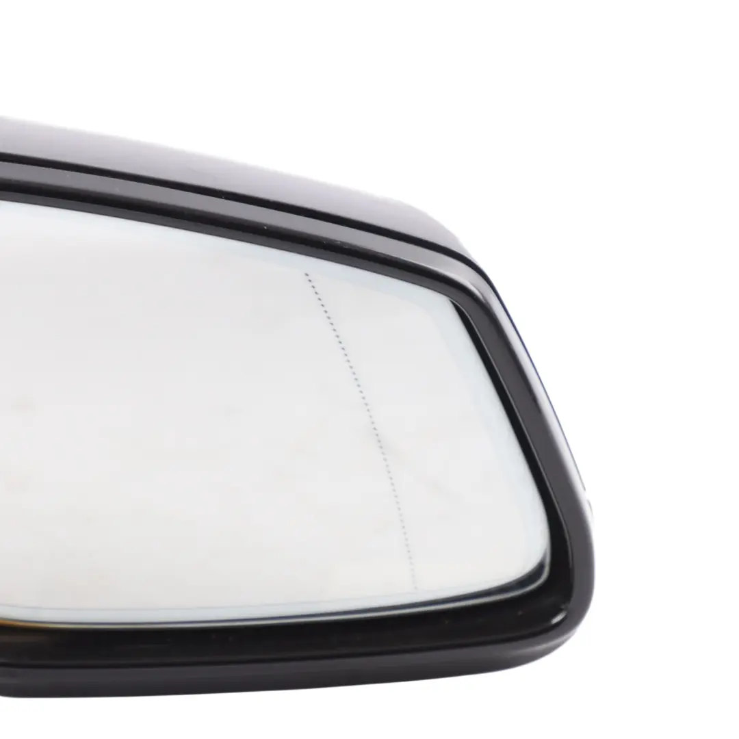 BMW E60 E61 LCI Mirror Wing Auto Dip Right O/S High Gloss Carbonschwarz - 416 - SKU RHD-7283792-CAR - Part number 7283792