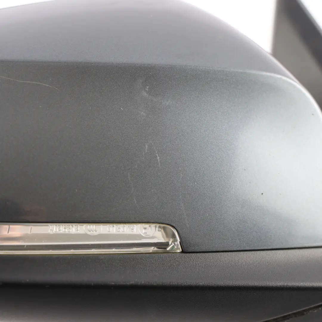 BMW F34 GT Wing Mirror Heated Power Fold Right O/S Mineral Grau - B39 - SKU RHD-7291548-MG - Part number 7291548