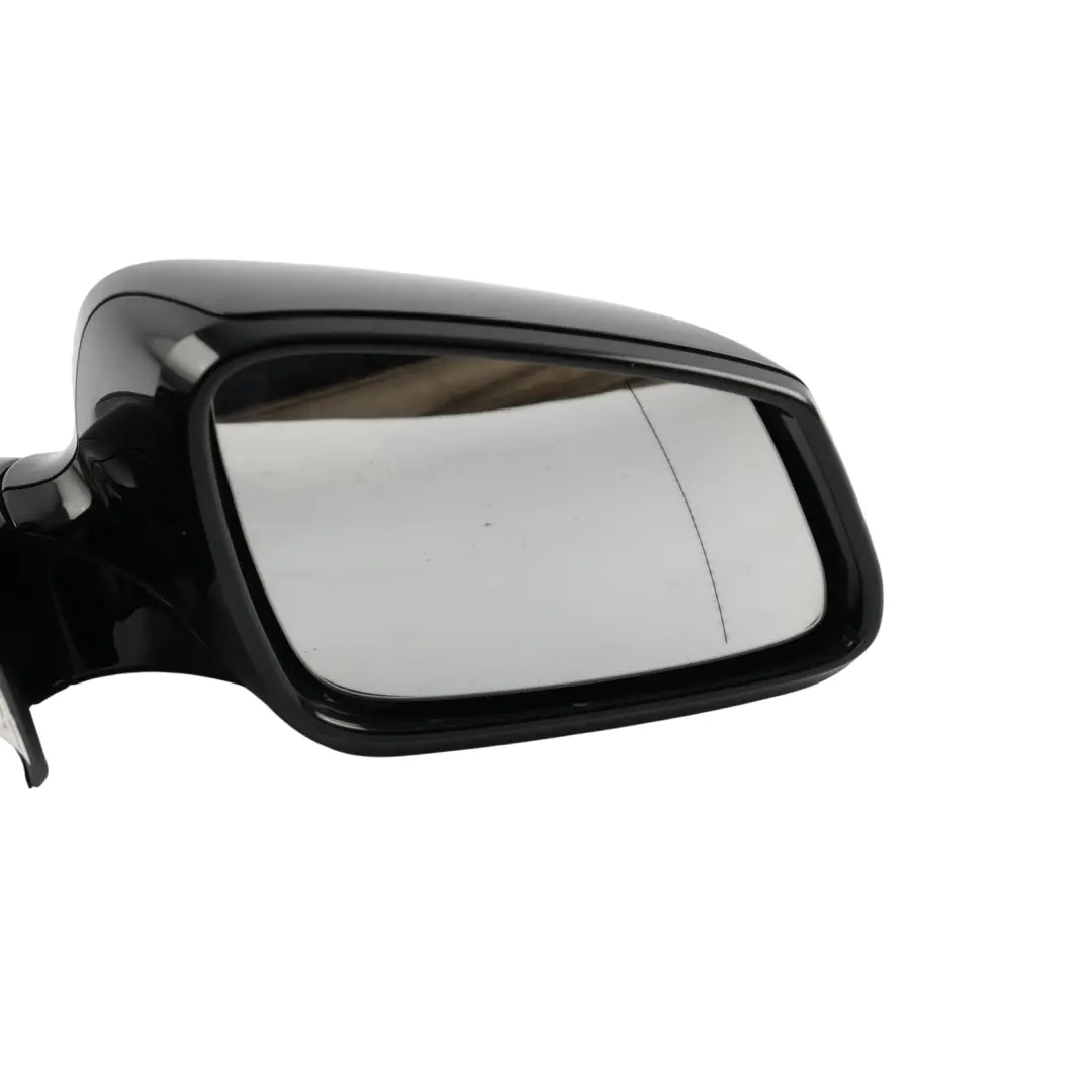 BMW F10 Side View Wing Mirror Heated Right O/S Black Sapphire Metallic - 475 - SKU RHD-7322496-BS - Part number 7322496