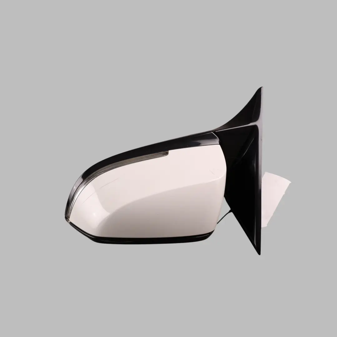 High Gloss Heated Left Wing Mirror N/S Alpinweiss White to BMW F30 F31 with Part number 7345659 BMW F30 F31 High Gloss Heated Left Wing Mirror N/S Alpinweiss White - SKU RHD-7345659-AW - Part number 7345659