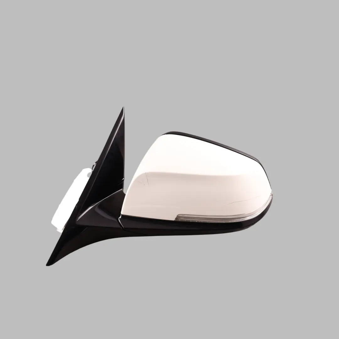 High Gloss Heated Left Wing Mirror N/S Alpinweiss White to BMW F30 F31 with Part number 7345659 BMW F30 F31 High Gloss Heated Left Wing Mirror N/S Alpinweiss White - SKU RHD-7345659-AW - Part number 7345659