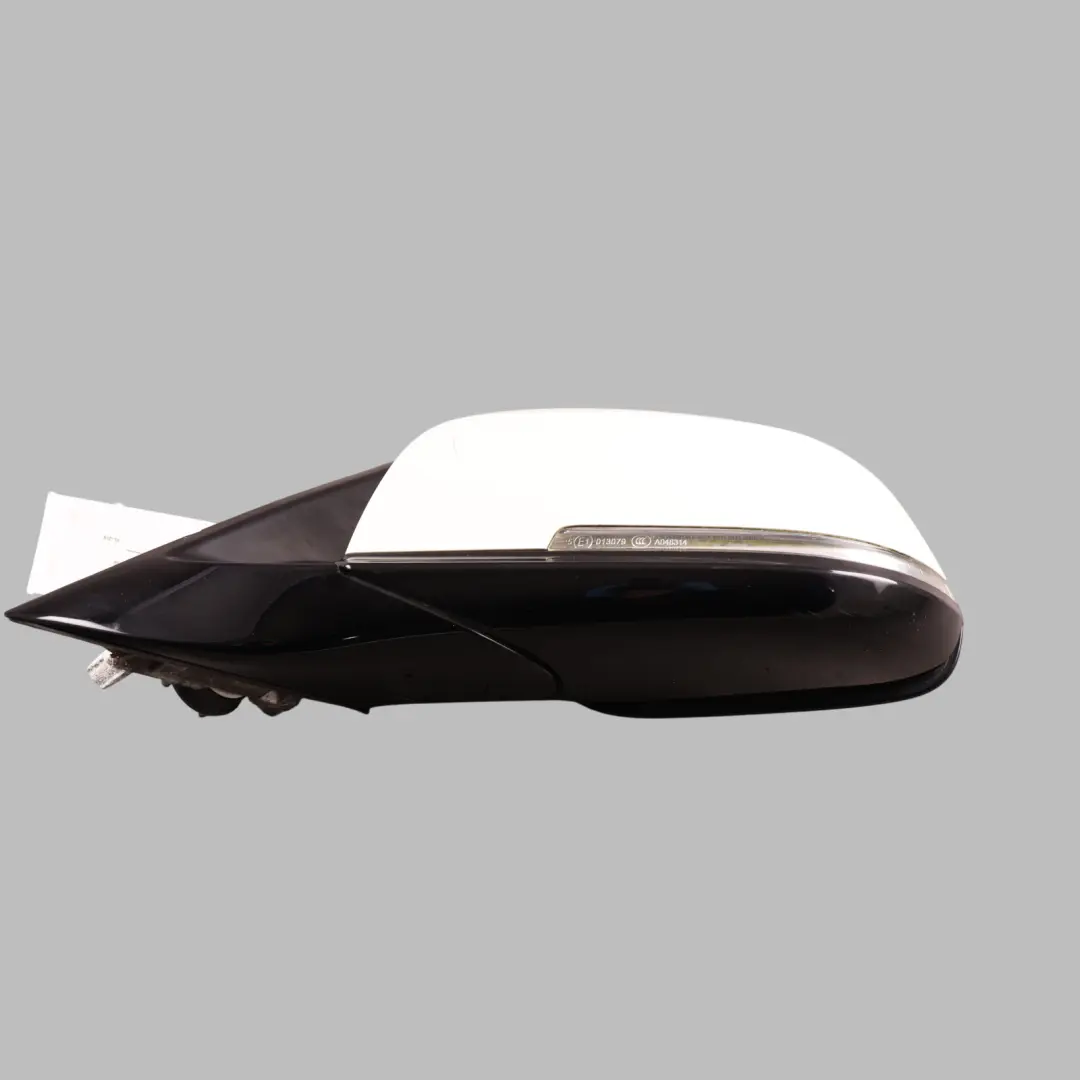 BMW F30 F31 High Gloss Heated Left Wing Mirror N/S Alpinweiss White - SKU RHD-7345659-AW - Part number 7345659