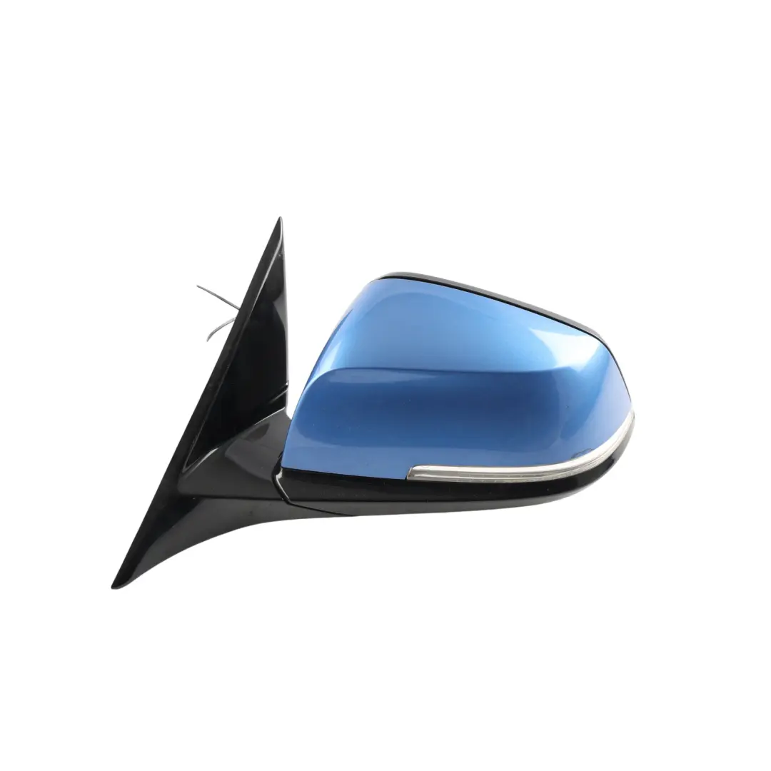 Wing Mirror BMW F30 F31 High Gloss Heated Left N/S Estorilblau Estoril Blue B45 to with Part number 7345659 Wing Mirror BMW F30 F31 High Gloss Heated Left N/S Estorilblau Estoril Blue B45 - SKU rhd-7345659-EB - Part number 7345659