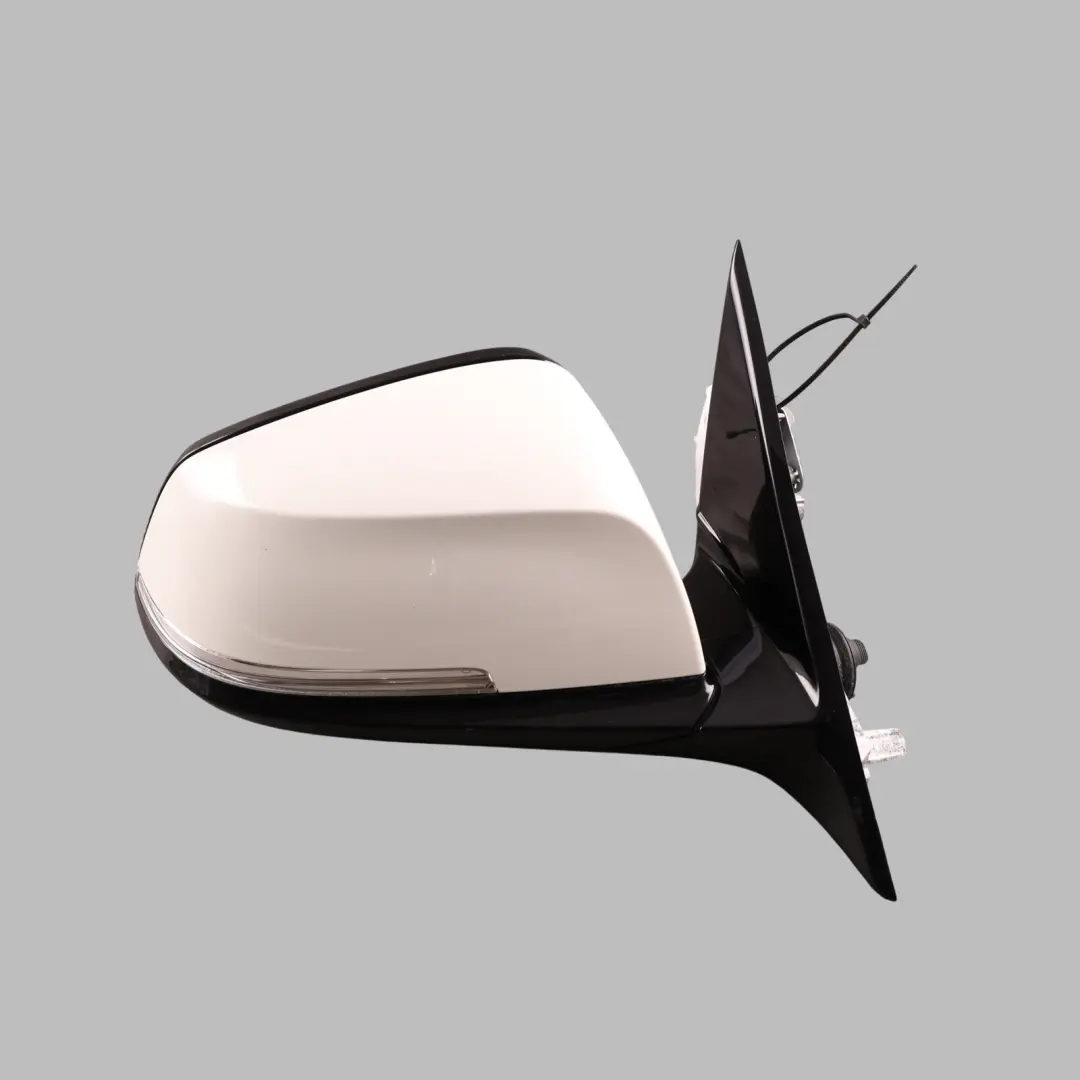 BMW F30 F31 High Gloss Heated Right Wing Mirror O/S Alpinweiss White - SKU RHD-7345660-AW - Part number 7345660