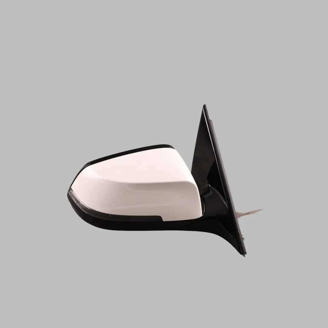  Wing Mirror BMW F10 F11 LCI Outside Door Right O/S Alpinweiss Alpine White - 300 - SKU RHD-7350646-AW - Part number 7350646