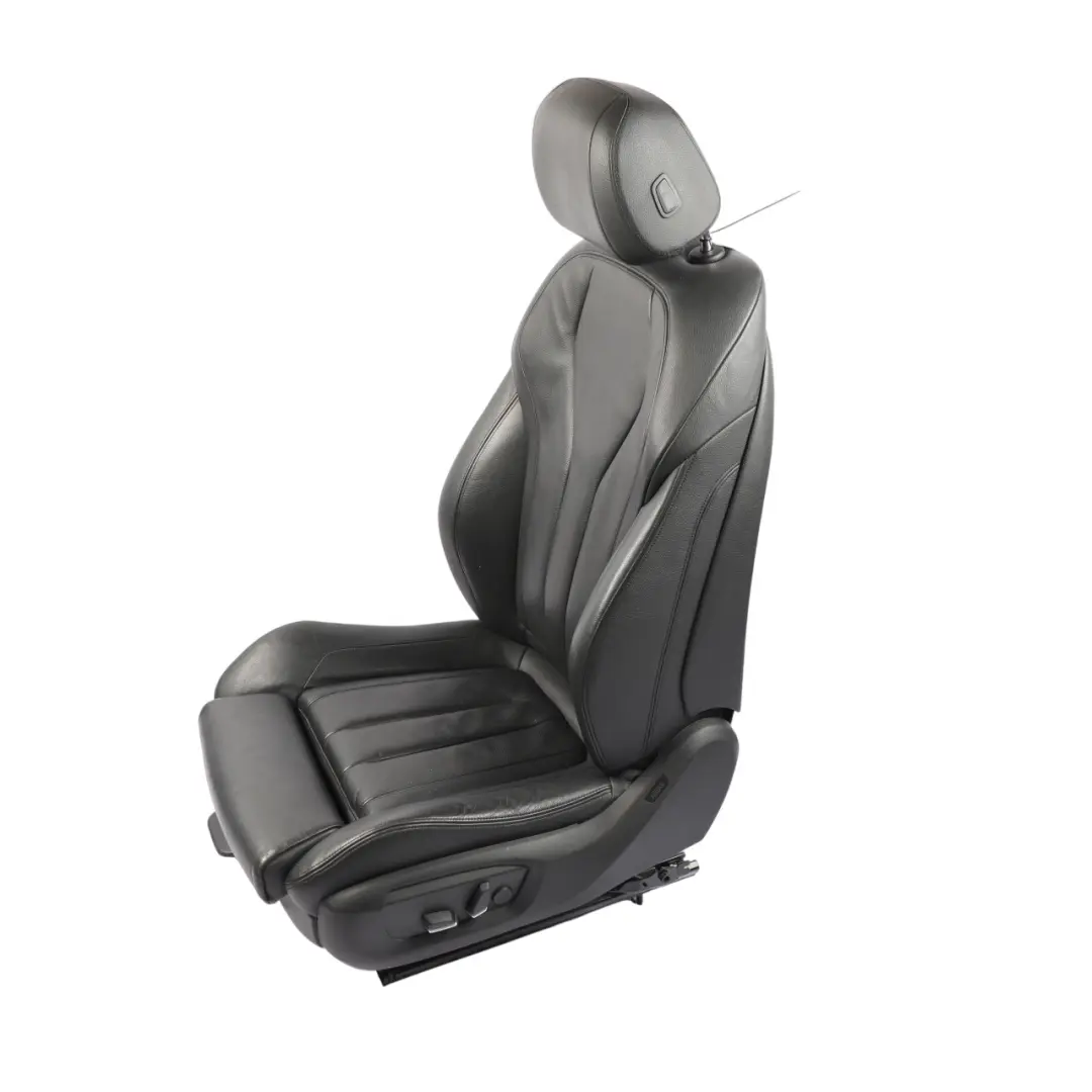 BMW X5 F15 Front Seat M Sport Heated Electric Leather Black Dakota Left N/S - SKU RHD-7352297-2 - Part number 7352297
