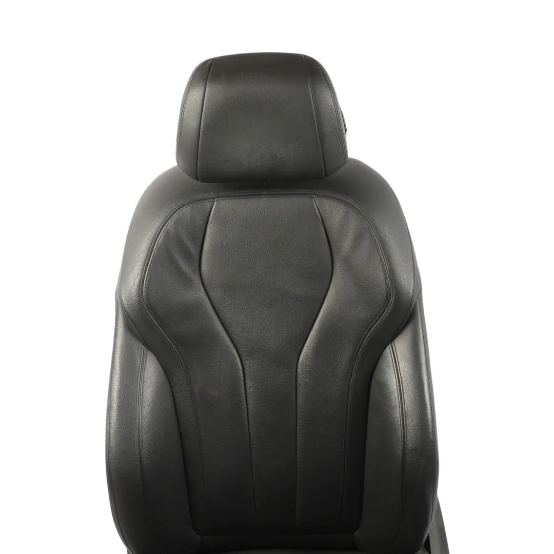 BMW X5 F15 Front Seat M Sport Heated Electric Leather Black Dakota Left N/S - SKU RHD-7352297-2 - Part number 7352297