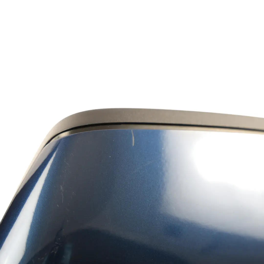 BMW X3 F25 Side View Wing Mirror Heated Outside Left N/S Tiefseeblau Blue - A76 - SKU RHD-7395203-DSB1 - Part number 7395203