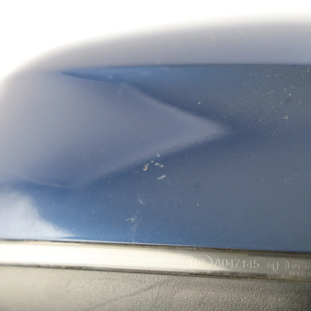 BMW X3 F25 Side View Wing Mirror Heated Outside Right O/S Tiefseeblau - A76 - SKU RHD-7395204-DSB - Part number 7395204