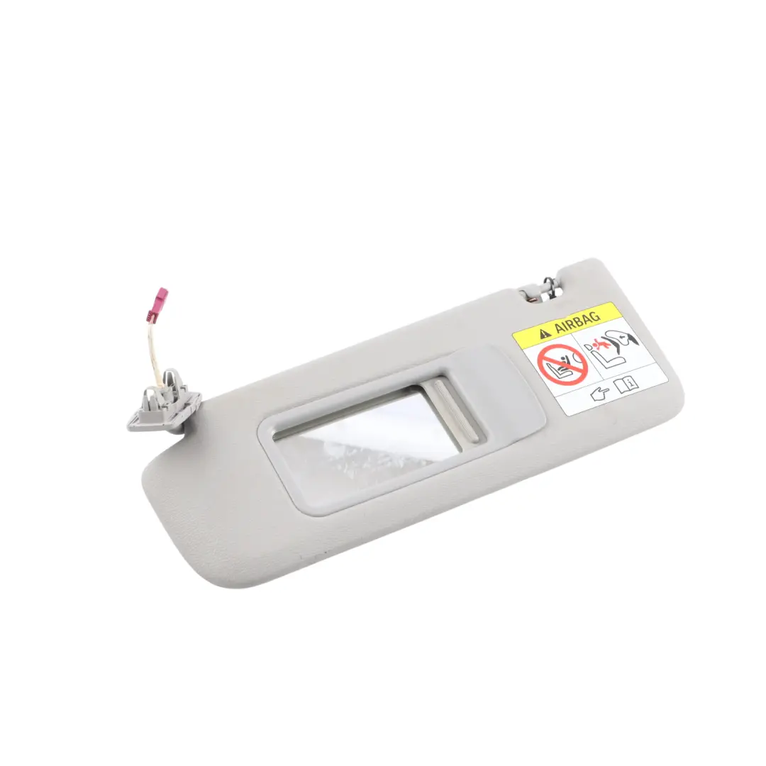 BMW X3 F25 X4 F26 Sun Visor Left Mirror Illuminated N/S Grey - SKU RHD-7403557-2 - Part number 7403557