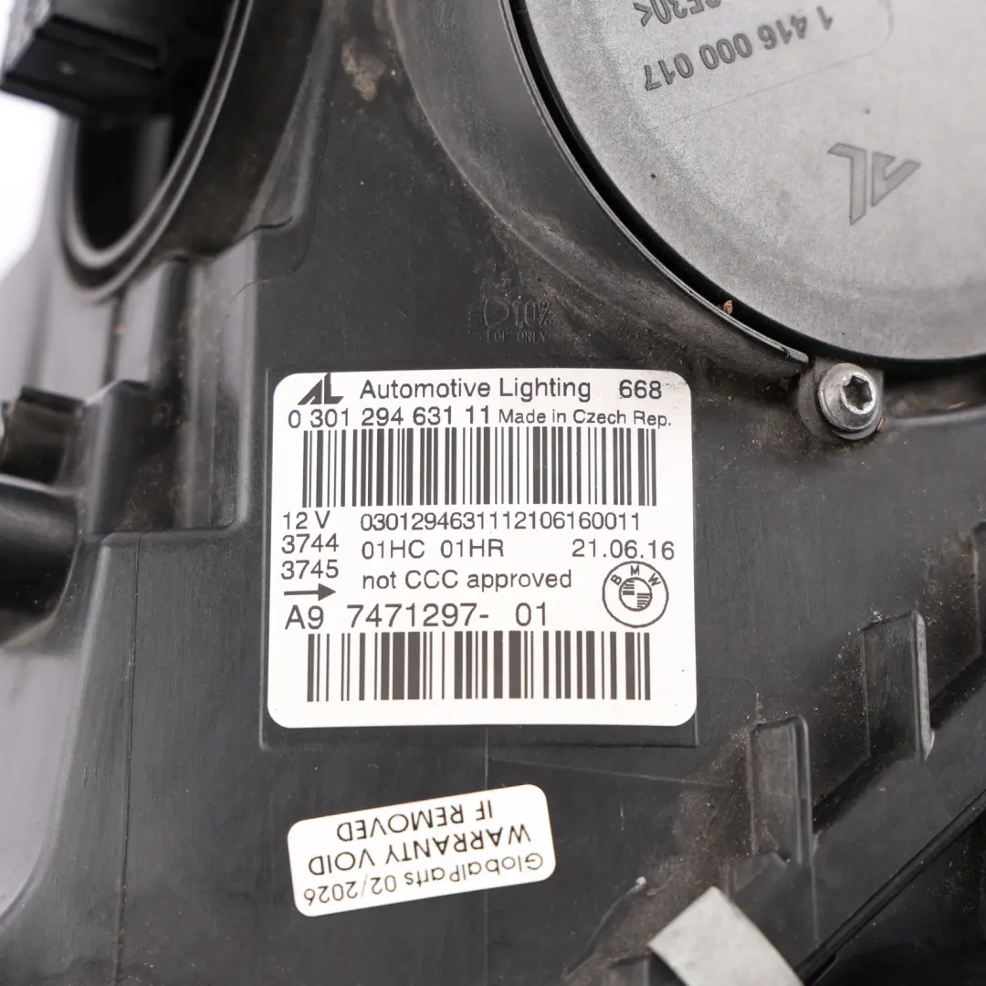 BMW F06 F12 LCI Headlight Headlamp LED Technology Lamp Front Left N/S - SKU RHD-7471297 - Part number 7471297