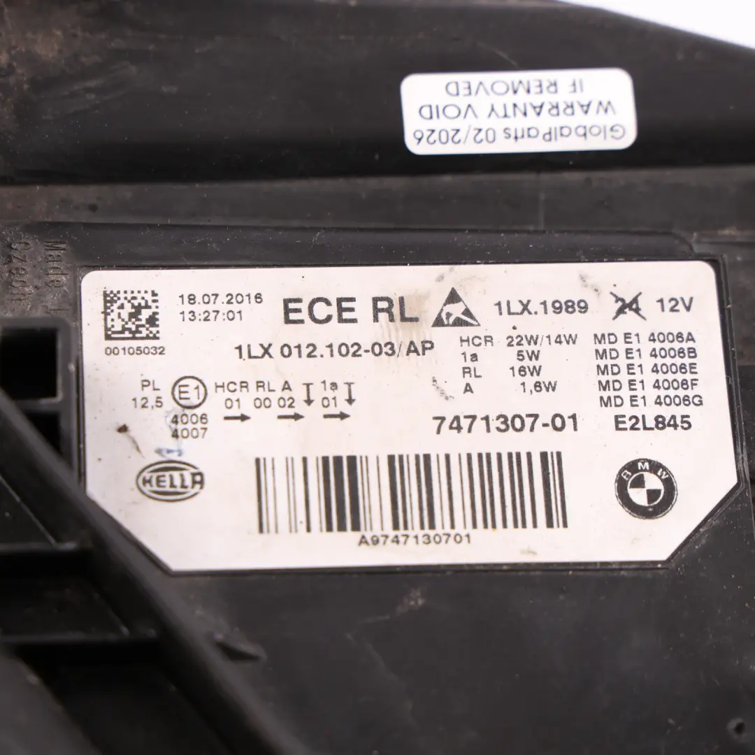 LED Technology Headlight Headlamp Front Left N/S to BMW F30 F31 LCI with Part number 7471307 BMW F30 F31 LCI LED Technology Headlight Headlamp Front Left N/S - SKU RHD-7471307 - Part number 7471307