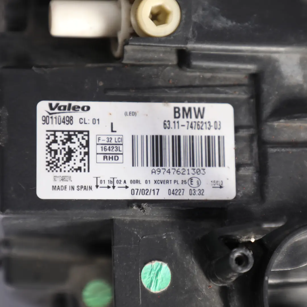 BMW F82 M4 LCI Headlight Headlight Assembly Lamp Adaptive LED Left N/S - SKU RHD-7476213-3 - Part number 7476213