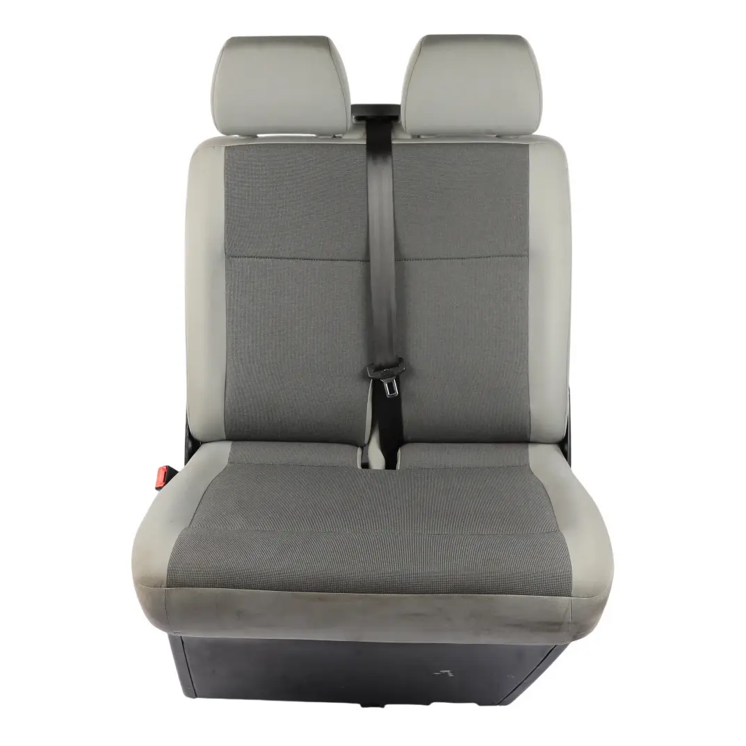 Volkswagen Transporter T6 Front Double Seat Cloth Titan Black Left N/S