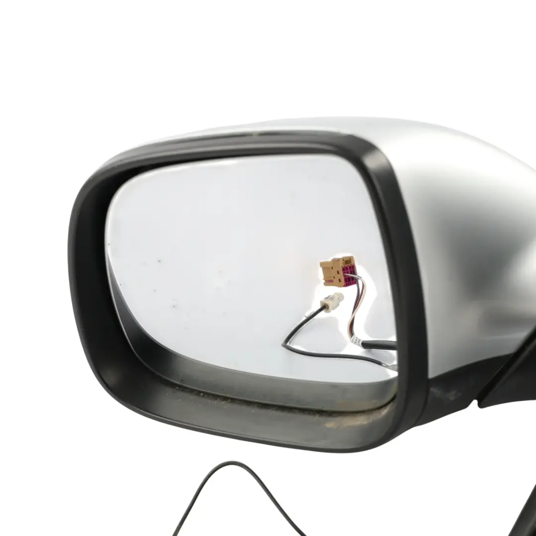 VW Volkswagen Transporter T5 Wing Mirror Left N/S Reflex Silver - A7W 7E2857507C - SKU RHD-7E2857507CP-RES - Part number 7E2857507CP