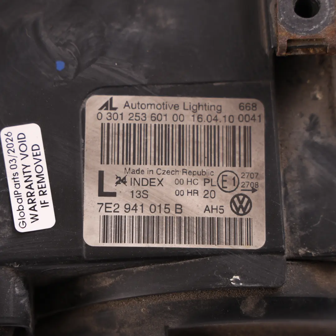 Volkswagen Transporter T5 Front Headlight Headlamp Halogen Left N/S - SKU RHD-7E2941015B - Part number 7E2941015B